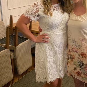 Off White Lace Dress